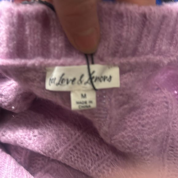 For love and lemons  cardigan sweater. NWT size medium - Picture 5 of 5